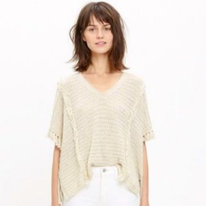 Madewell Cropped Fringe Top